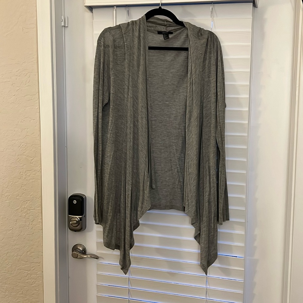 Forever 21 gray cardigan size large